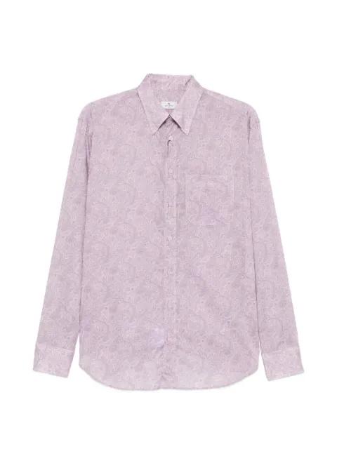 Paisley-print button-down shirt by ETRO