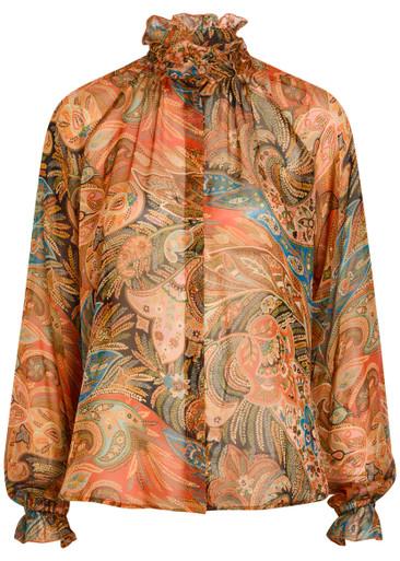 Paisley silk blouse by ETRO