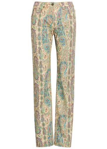 Patterned straight-leg jeans by ETRO