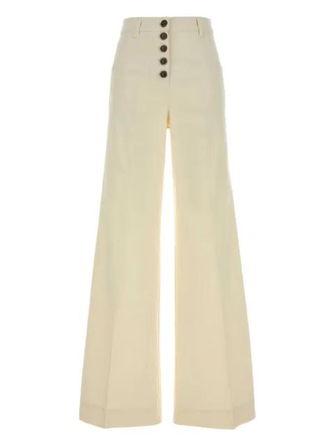 Pegaso-buttons flared jeans by ETRO