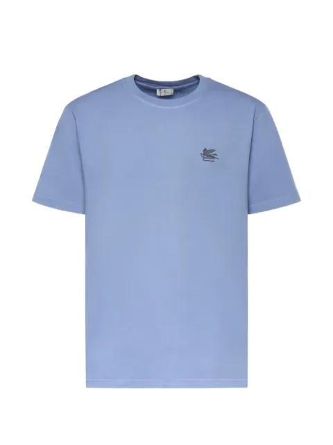 Pegaso-embroidered graphic-print T-shirt by ETRO
