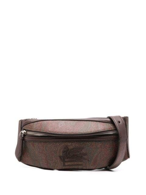 Pegaso-embroidered paisley belt bag by ETRO