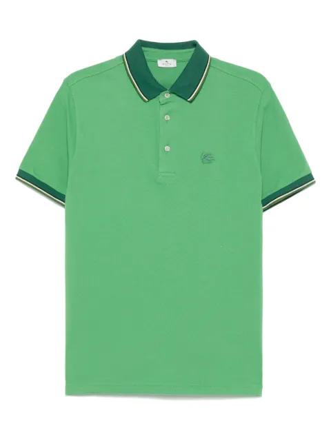Pegaso-embroidered polo shirt by ETRO