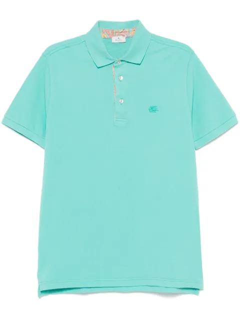 Pegaso-embroidered polo shirt by ETRO