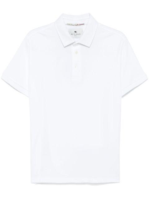 Pegaso-embroidered polo shirt by ETRO