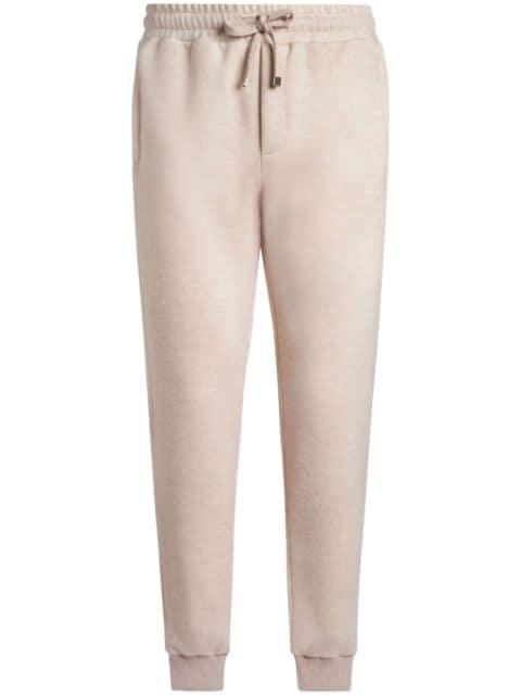 Pegaso-embroidered wool jogging trousers by ETRO