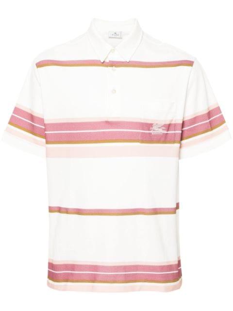 Pegaso-motif cotton polo shirt by ETRO