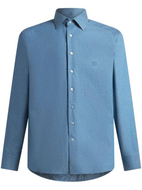 Pegaso-motif cotton shirt by ETRO