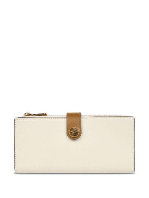 Pegaso-motif leather wallet by ETRO