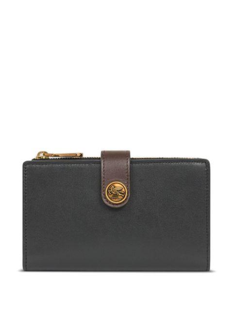Pegaso-motif leather wallet by ETRO
