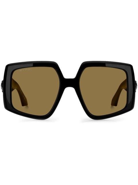 Pegaso-motif oversize-frame sunglasses by ETRO
