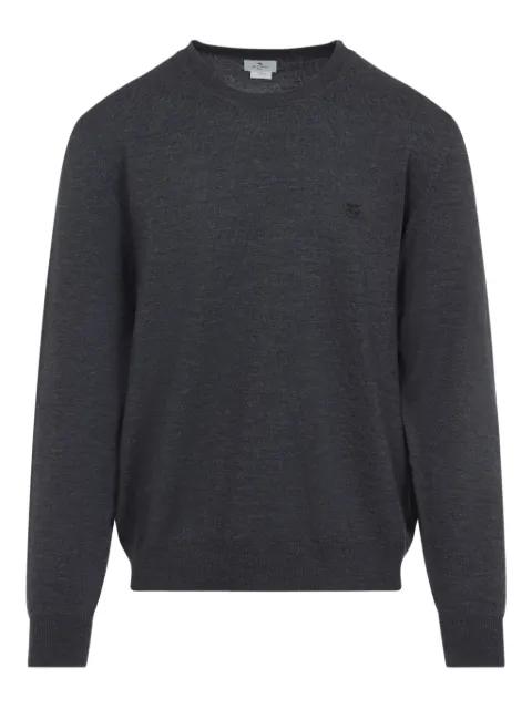 Pegasus-embroidered crew-neck sweater by ETRO