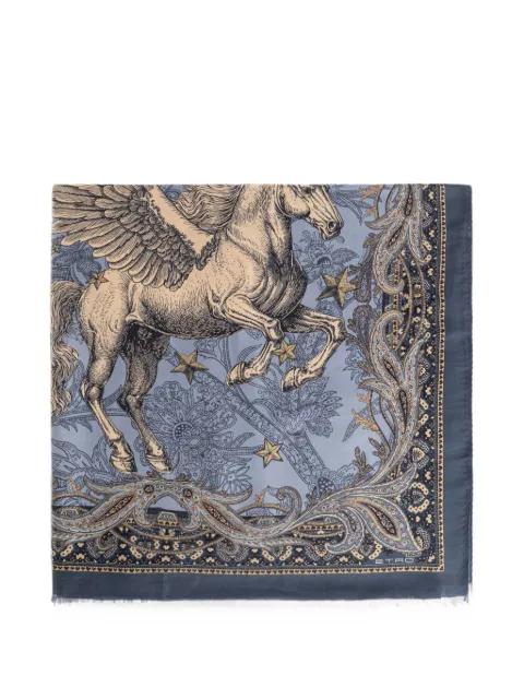 Pegasus paisley-print scarf by ETRO