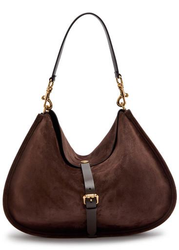 Pony XL Suede tote bag by ETRO