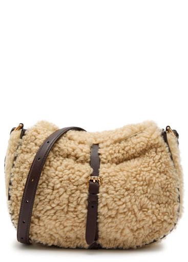 Pony shearling cross-body bag by ETRO