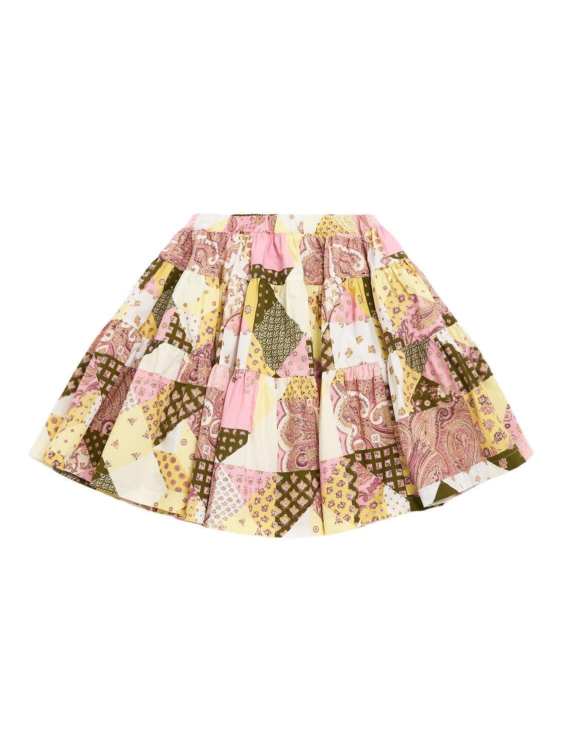 Printed Cotton Poplin Skirt by ETRO