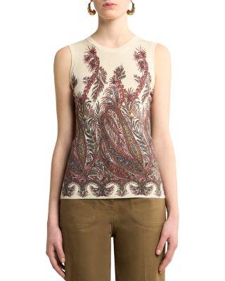 Silk & Cashmere Tank by ETRO