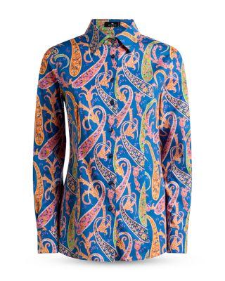 Slim Fit Button Up Shirt by ETRO