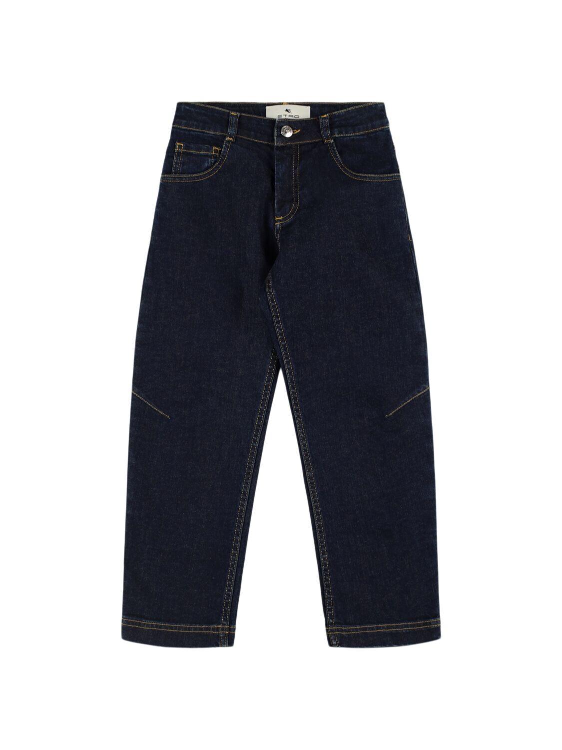 Stretch Cotton Jeans by ETRO