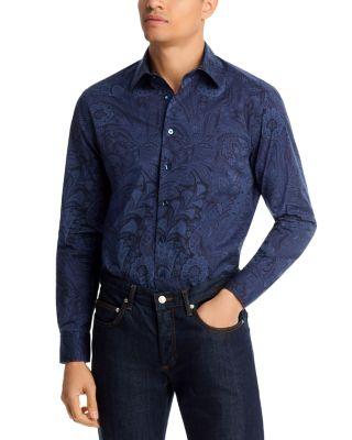 Tonal Paisley Print Shirt by ETRO