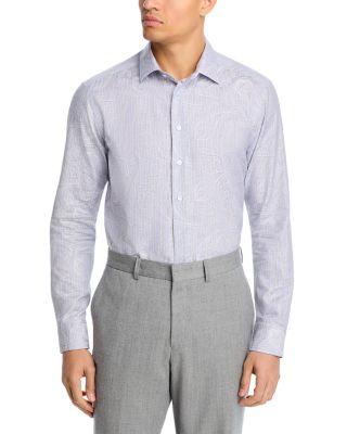 Tonal Stripe Paisley Jacquard Shirt by ETRO