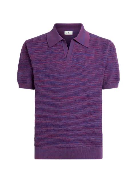 V-neck short-sleeved knitted sweater by ETRO