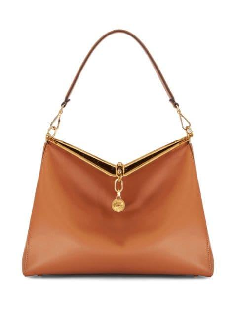 Vela leather shoulder bag by ETRO
