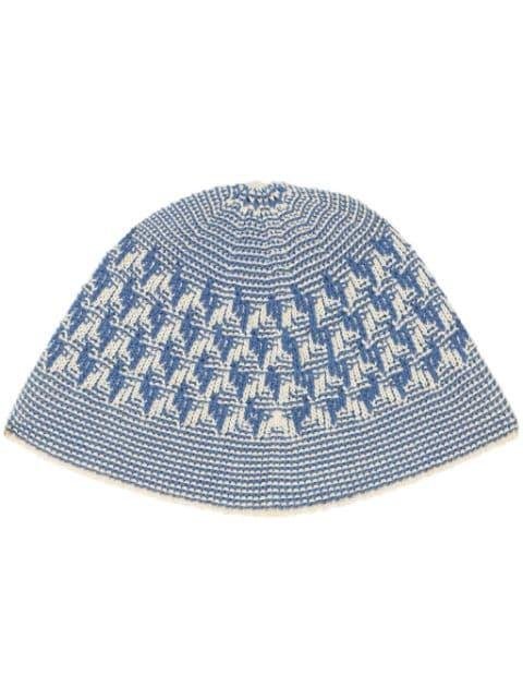 abstract-pattern cotton beanie by ETRO