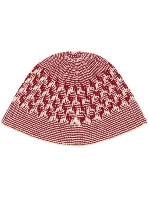 abstract-pattern cotton beanie by ETRO