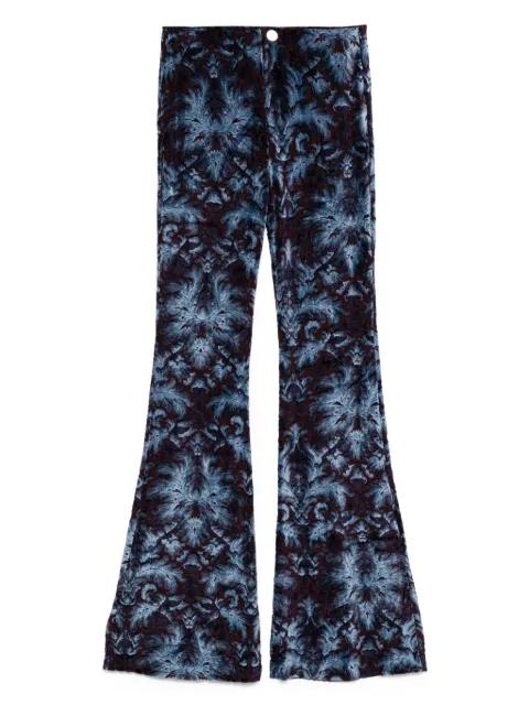 abstract-pattern trousers by ETRO