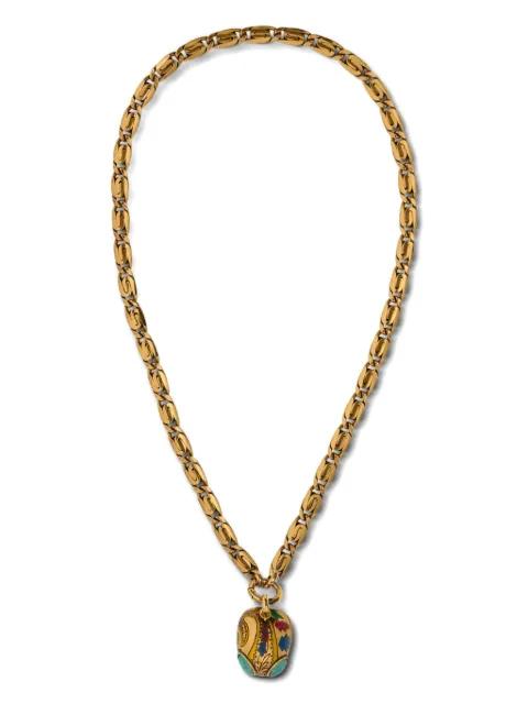 alien-head curb-chain necklace by ETRO
