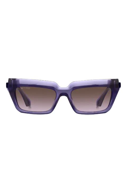 angular-frame sunglasses by ETRO