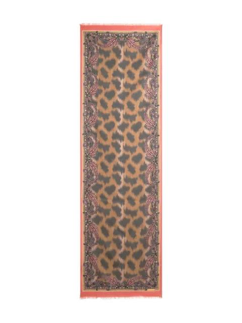 animal-motif scarf by ETRO