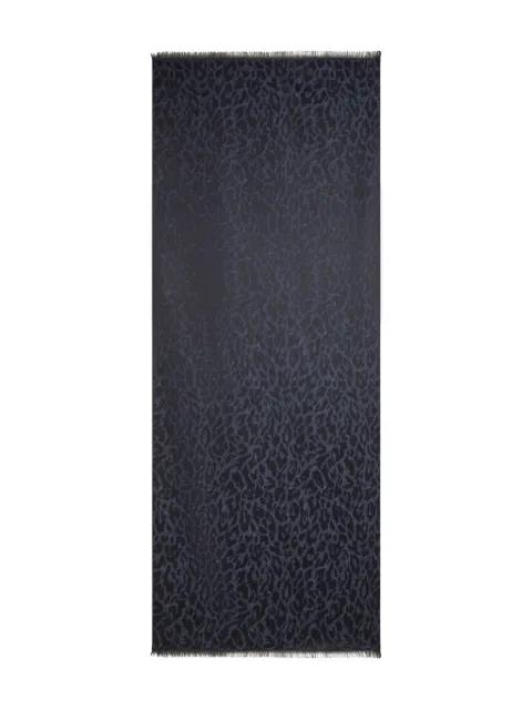 animal-motif wool scarf by ETRO