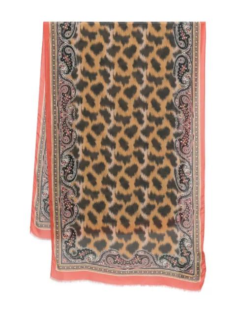 animal-paisley-print scarf by ETRO