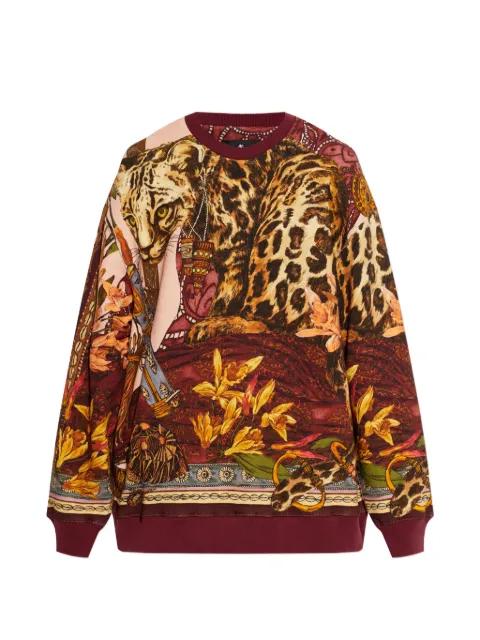 animal print sweatshirt by ETRO