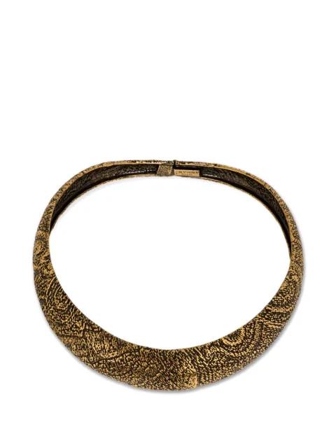 arnica motif choker necklace by ETRO