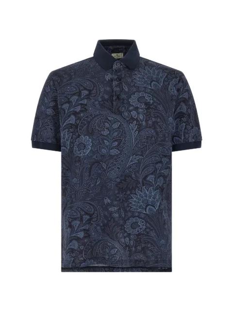 arnica paisley pegaso polo shirt by ETRO