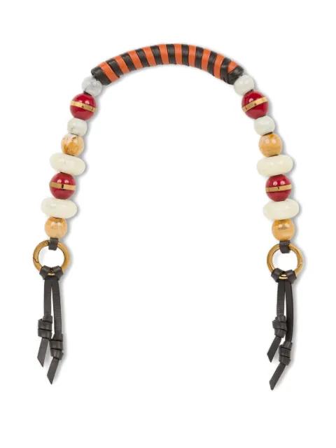 bag handle with beads by ETRO