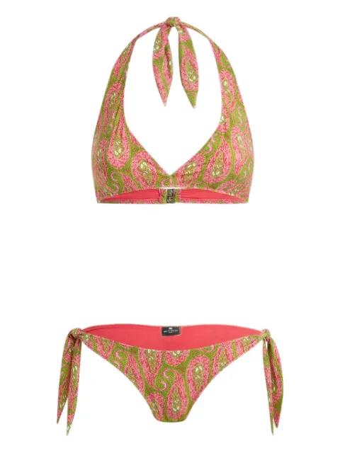 bikini with paisley foliage motif by ETRO