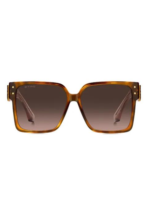 blossom-embellished square sunglasses by ETRO