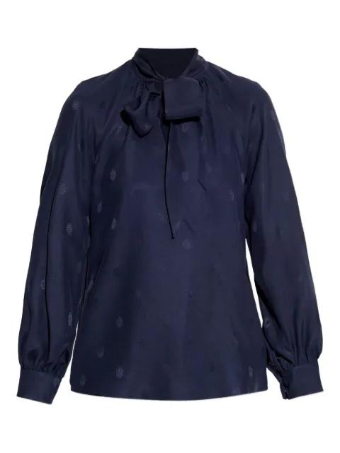 bow long-sleeved blouse by ETRO