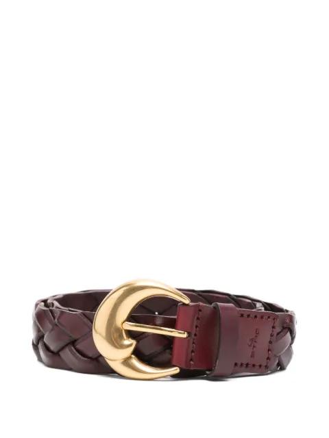 braided leather belt by ETRO