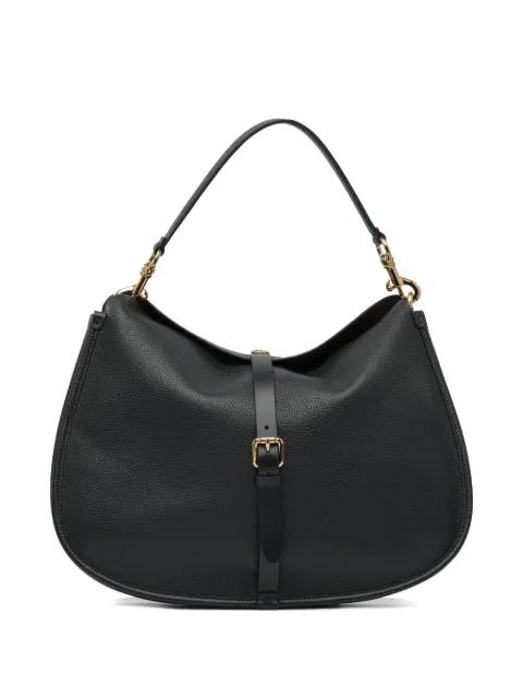 buckle-fastening leather shoulder bag by ETRO