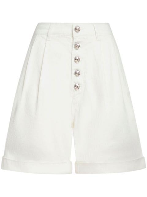 button-up bermuda shorts by ETRO