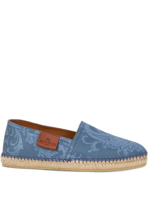 canvas espadrilles with paisley motif by ETRO