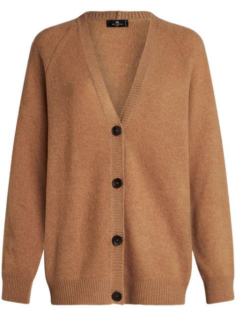 cashmere button-down cardigan by ETRO