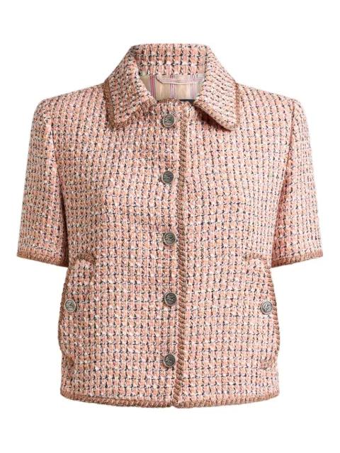 check tweed jacquard jacket by ETRO