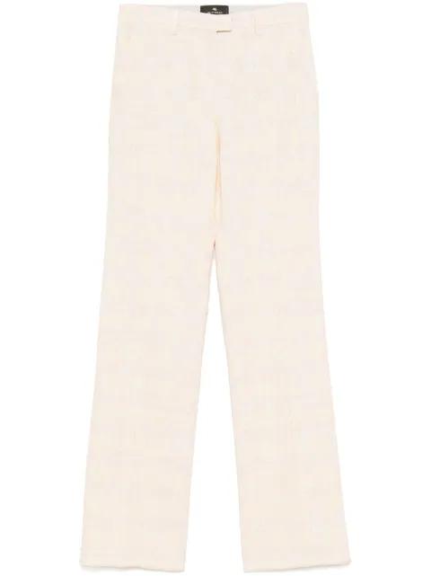 checked trousers by ETRO
