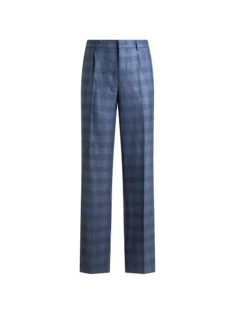 checked trousers by ETRO